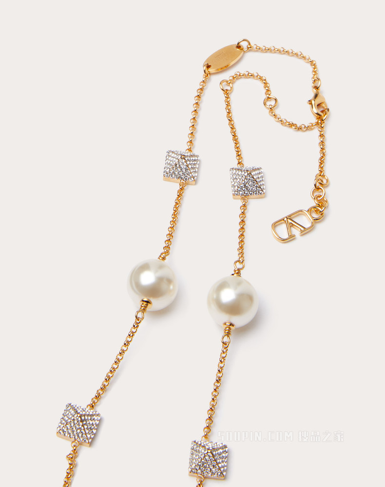 Rockstud 仿珍珠和施华洛世奇® 仿水晶项链