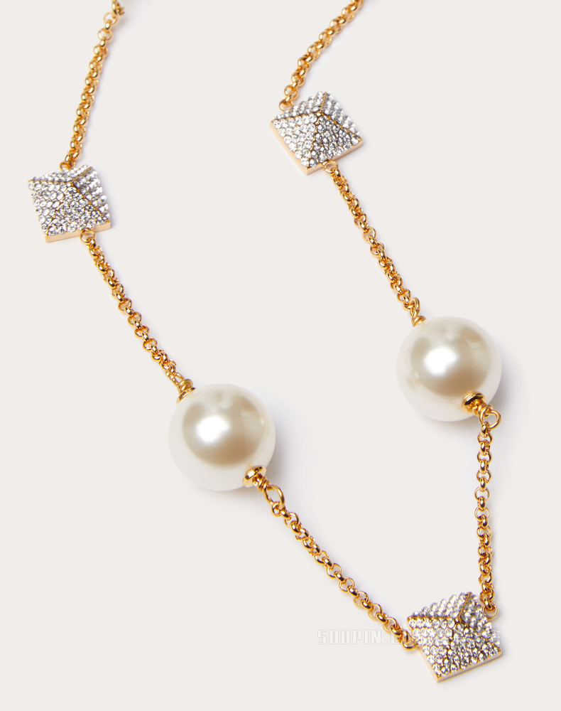 Rockstud 仿珍珠和施华洛世奇® 仿水晶项链