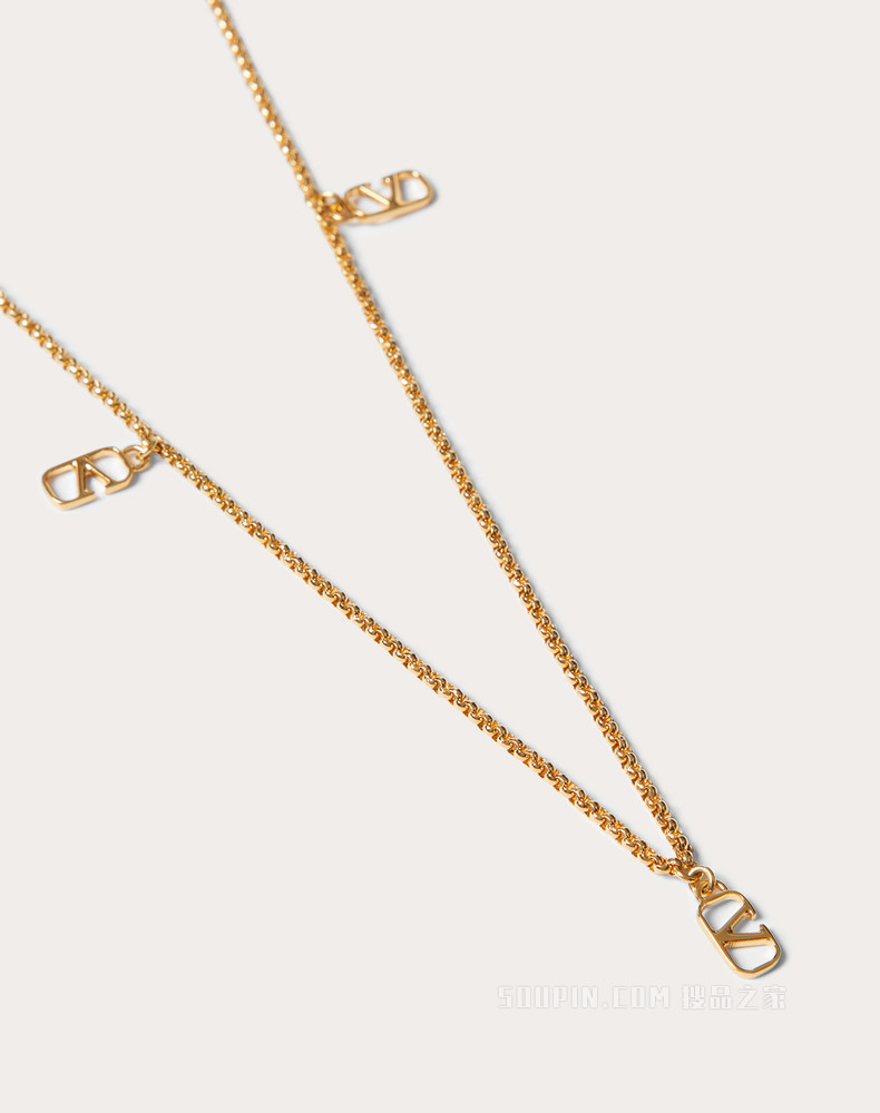 VLogo Signature 金属项链