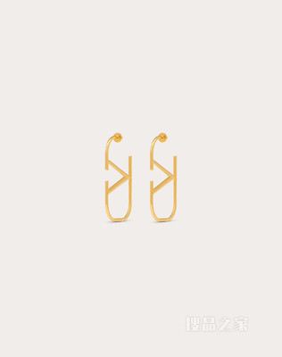 VLogo Signature 金属耳环