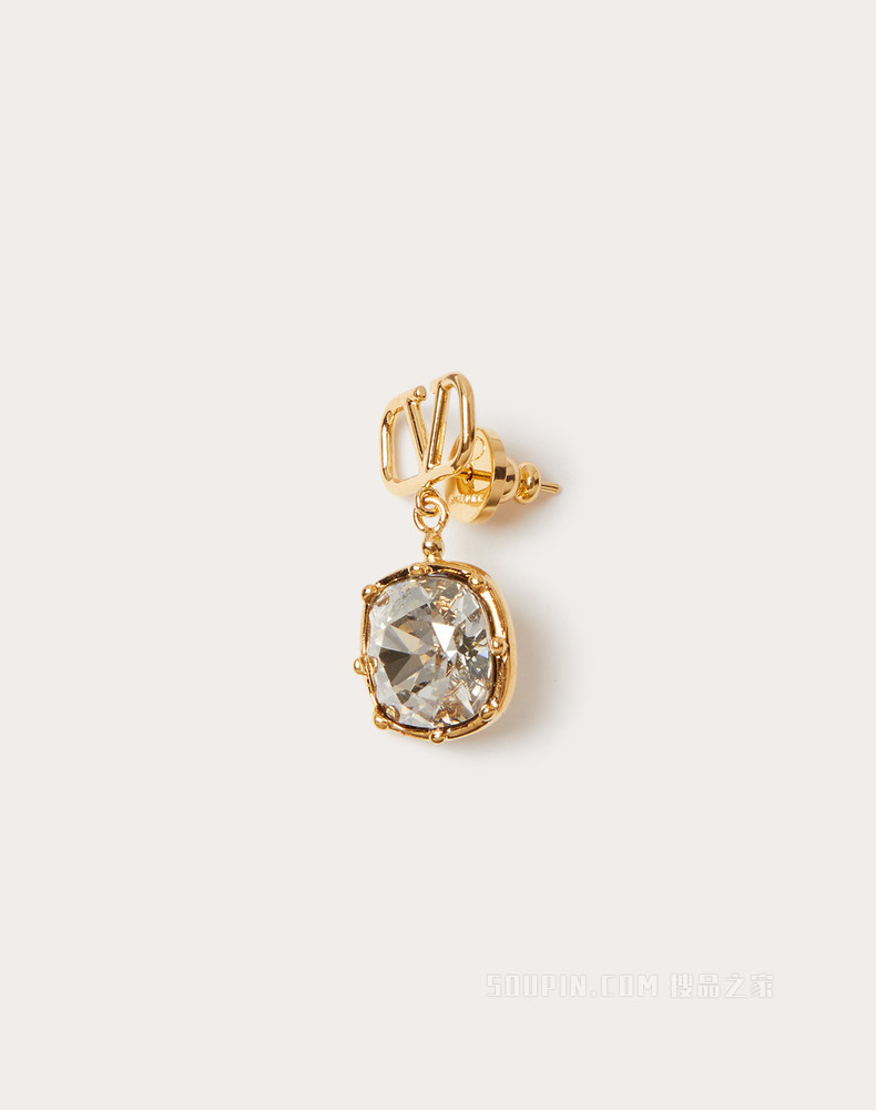 VLOGO SIGNATURE金属和施华洛世奇® 仿水晶耳环