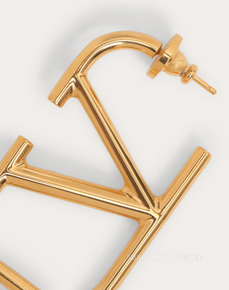 VLogo Signature 金属耳环
