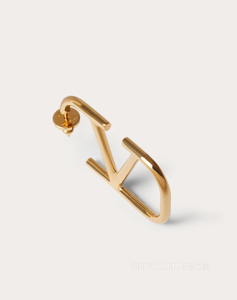 VLogo Signature 金属耳环