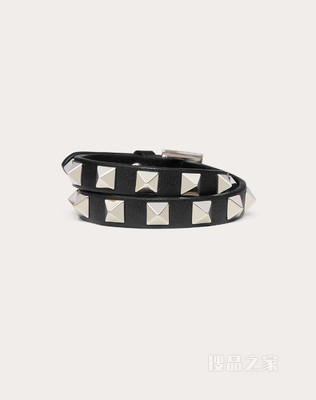 ROCKSTUD 经典铆钉皮质双环手环