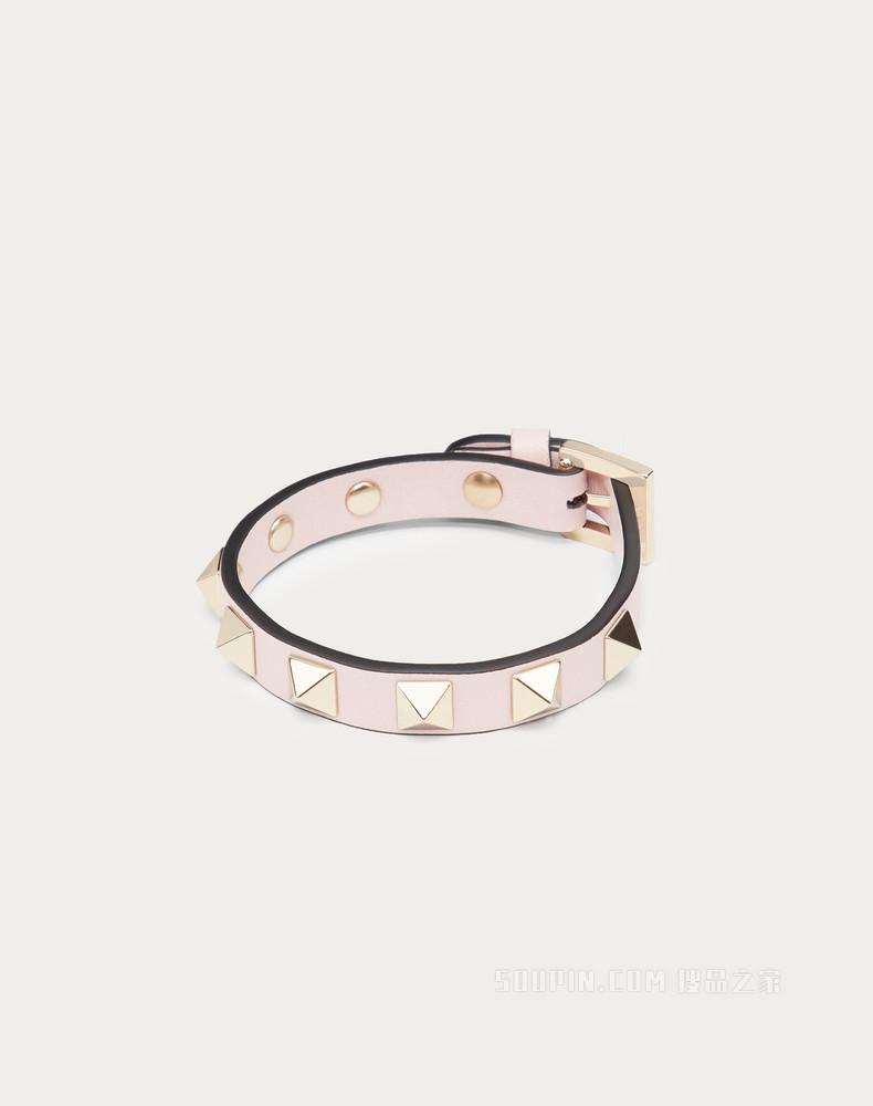 Rockstud 小牛皮手环