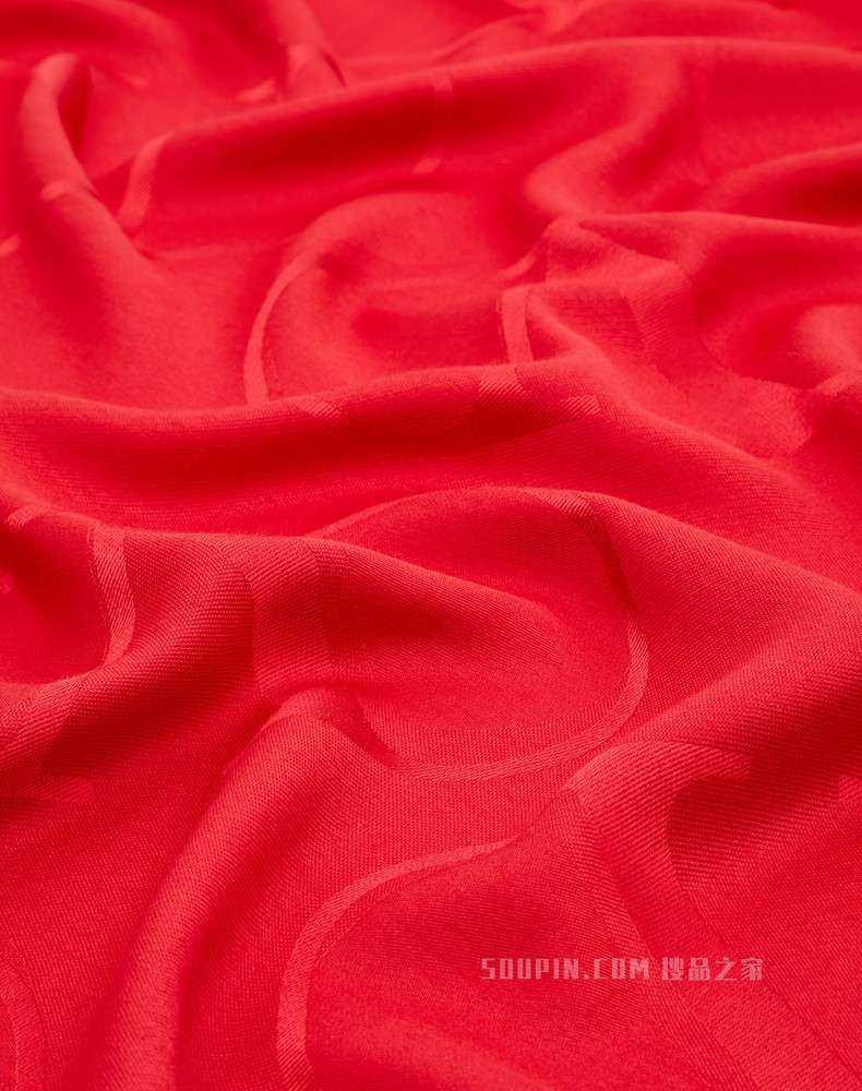 VLogo Signature 提花披肩（规格: 140 x 140 厘米）