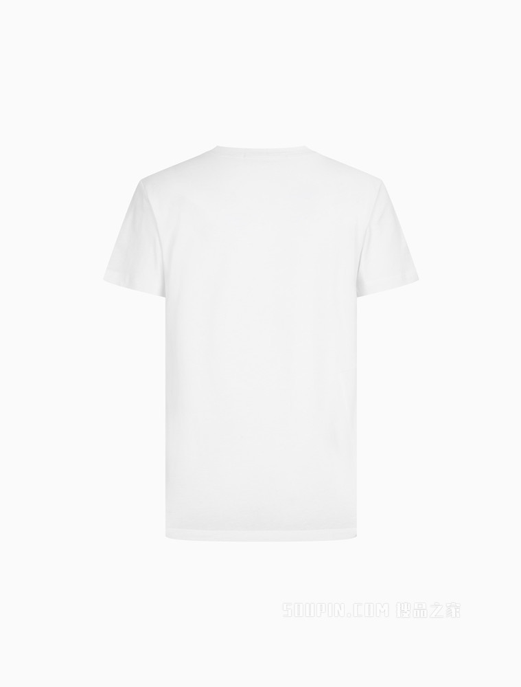 Calvin Klein 女士舒适简约纯棉醒目LOGO短袖T恤J218885