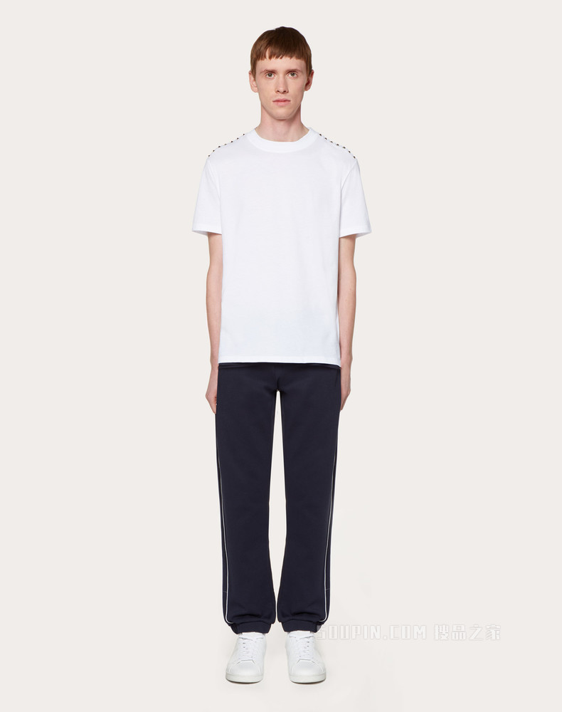 VLTN 印纹平纹针织长裤