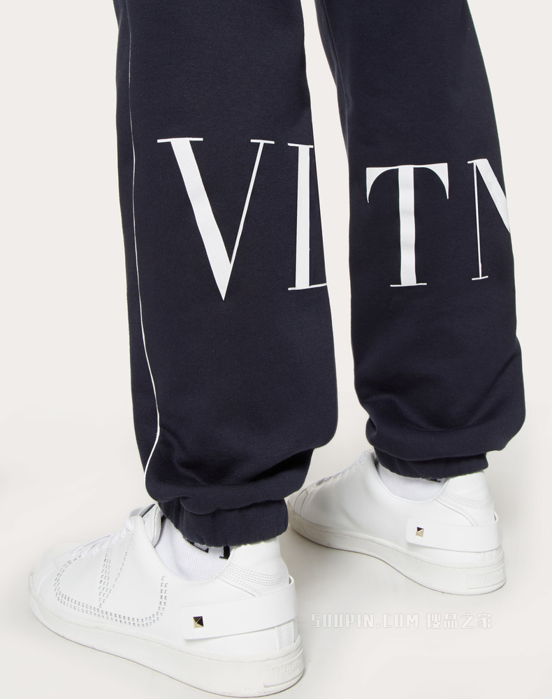VLTN 印纹平纹针织长裤