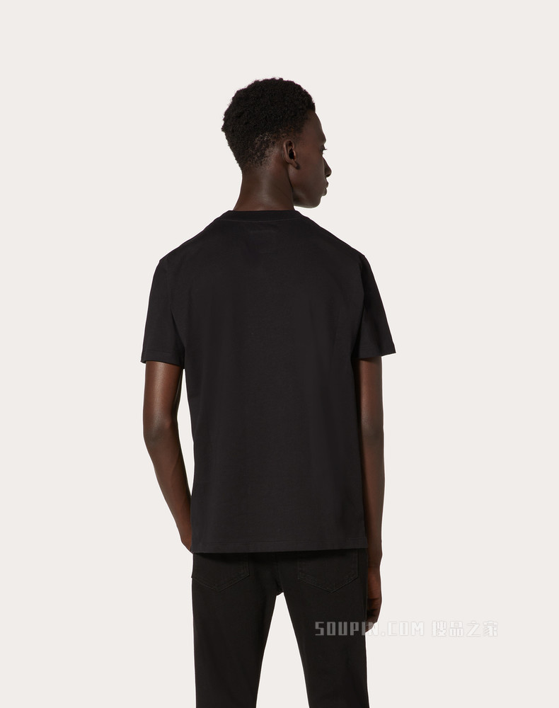 ROCKSTUD UNTITLED 棉质铆钉圆领 T 恤