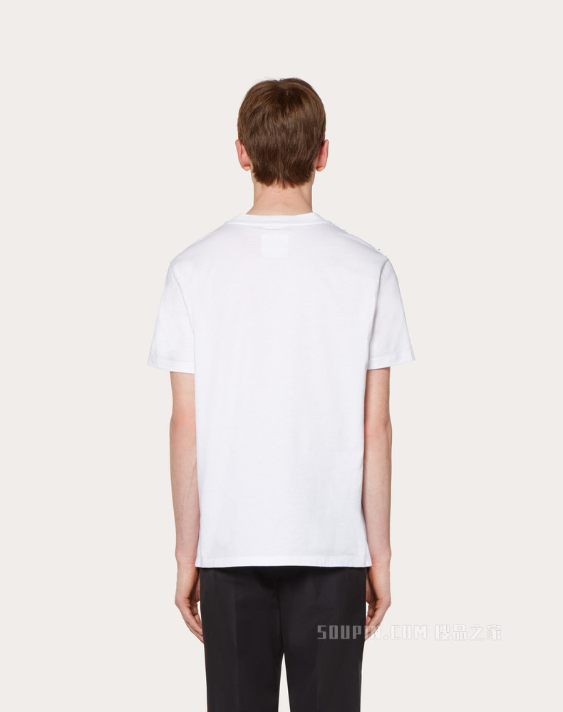 ROCKSTUD UNTITLED 棉质铆钉圆领 T 恤
