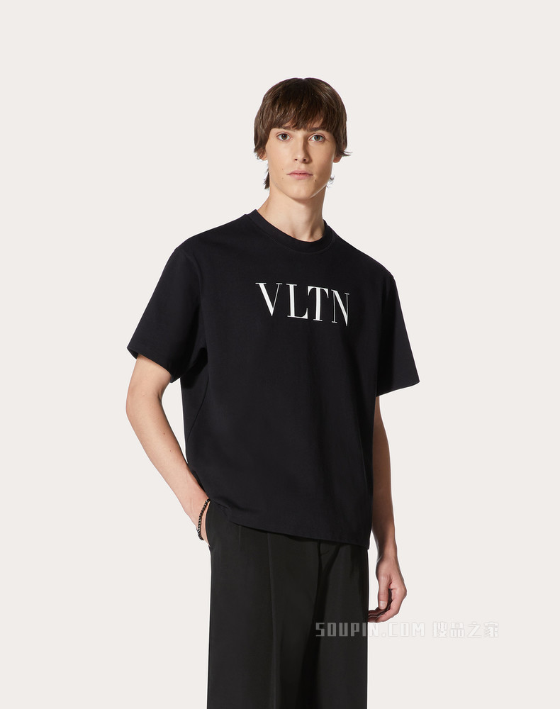 VLTN 印花纯棉圆领T恤