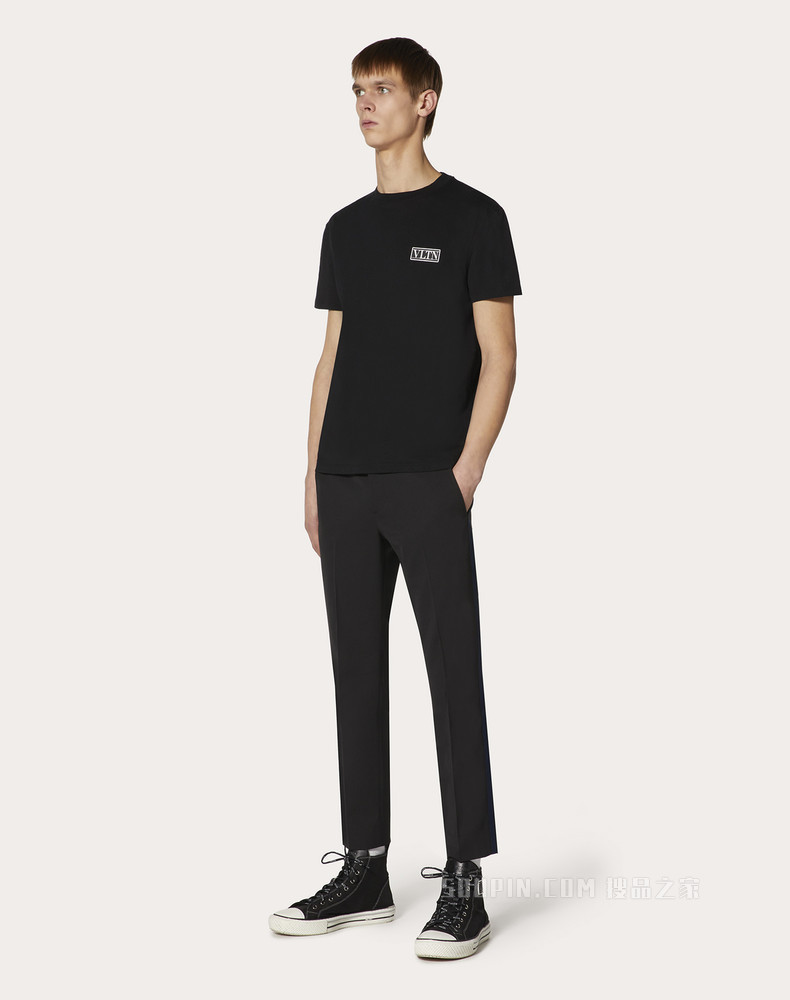 VLTN TAG 印花T恤