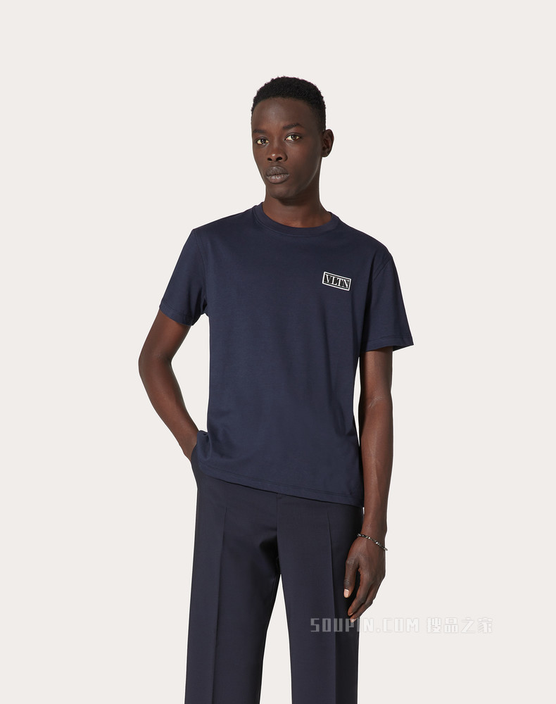 VLTN TAG 印花T恤