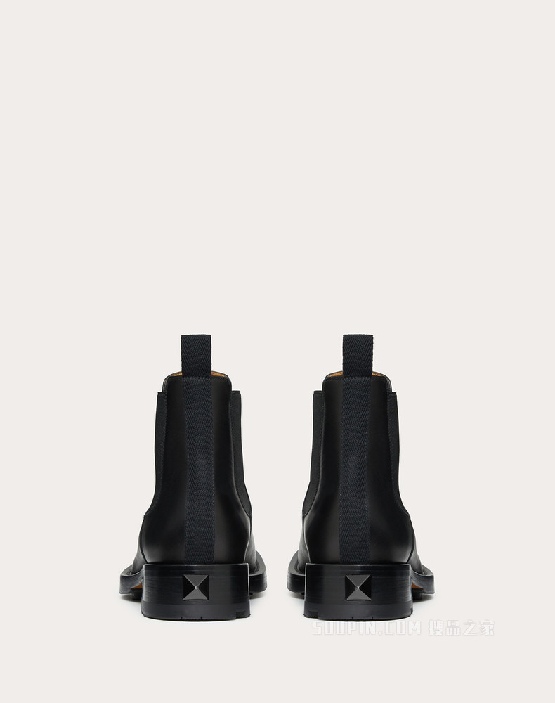 Roman Stud 小牛皮切尔西靴