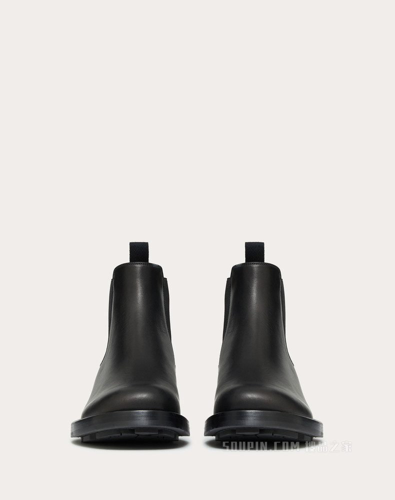 Roman Stud 小牛皮切尔西靴