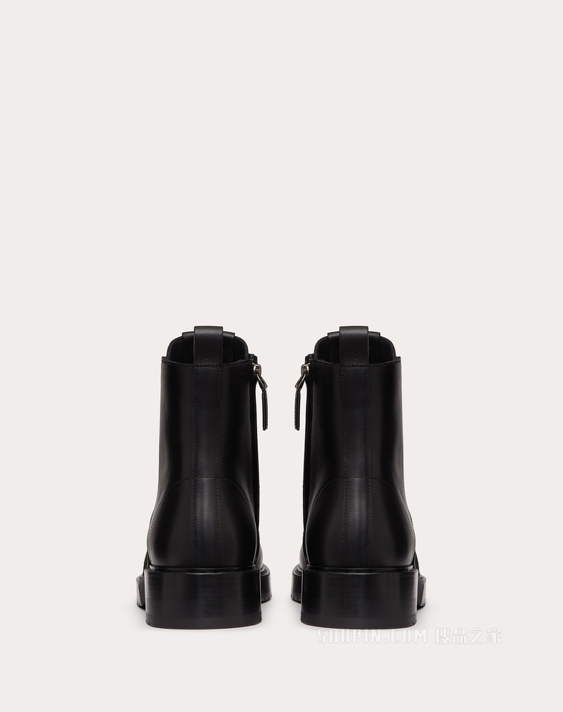 VL7N CITY 小牛皮绑带军靴