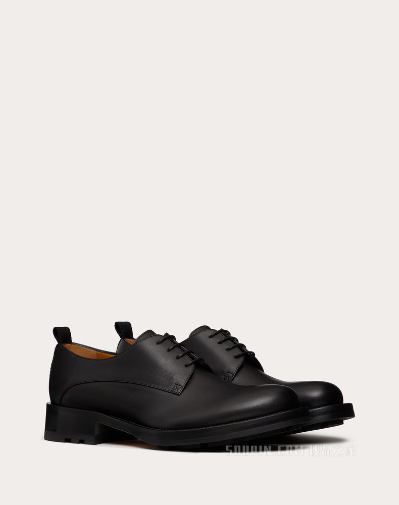 Roman Stud 小牛皮德比鞋