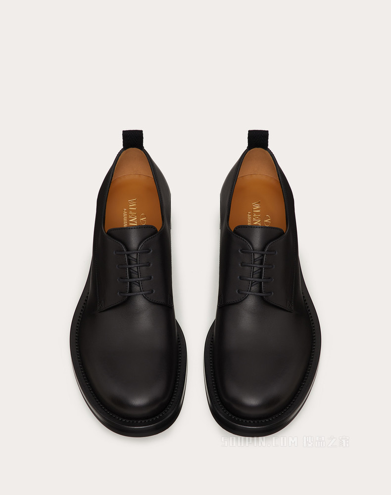 Roman Stud 小牛皮德比鞋