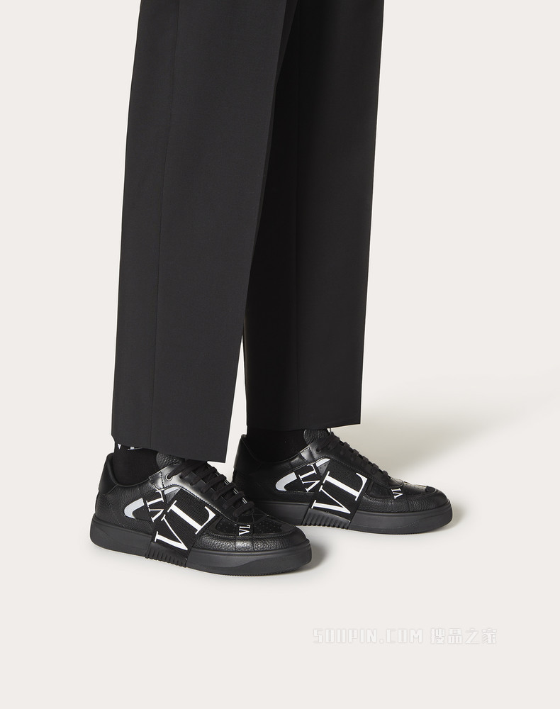 VL7N 小牛皮低帮绑带运动鞋