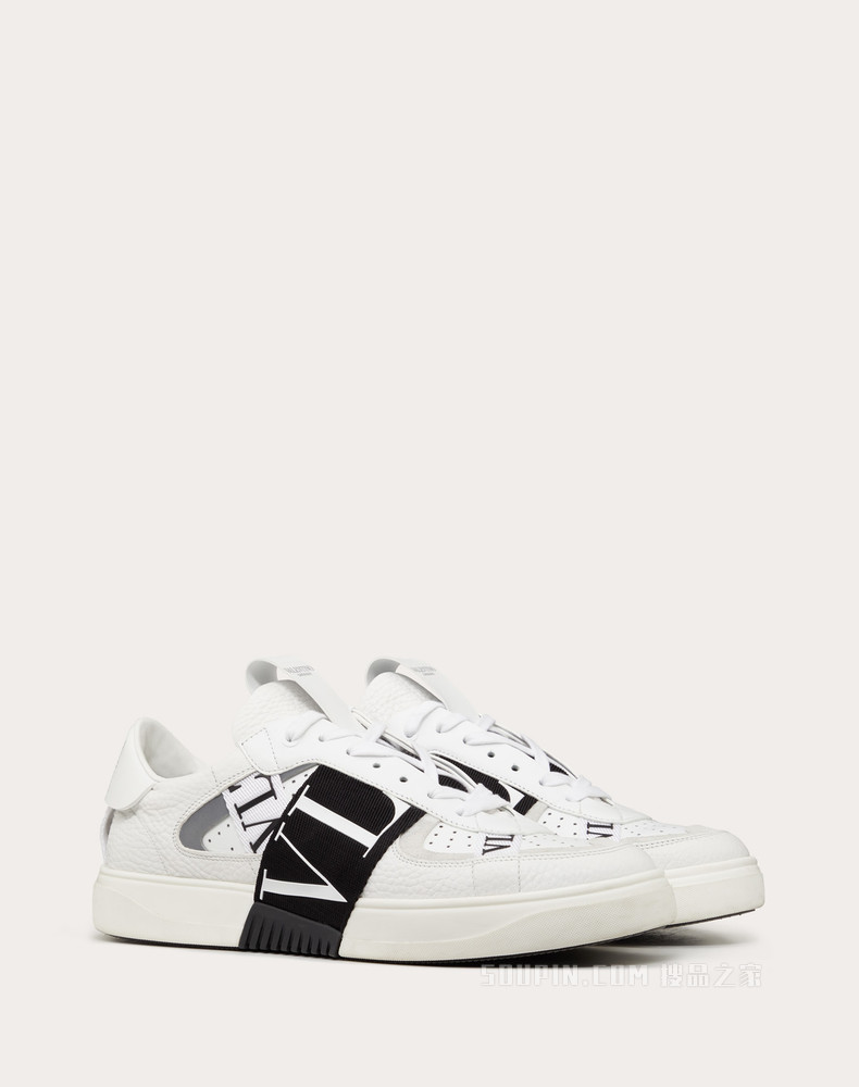 VL7N 小牛皮低帮绑带运动鞋