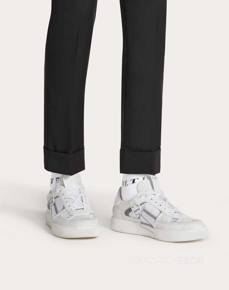 VL7N 小牛皮低帮绑带运动鞋