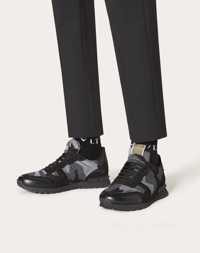 Camouflage Rockrunner 网眼织物运动鞋