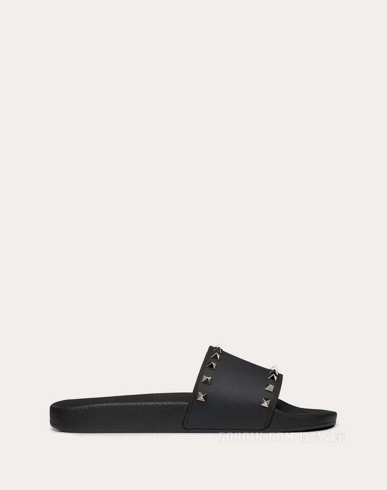 Rockstud 橡胶铆钉拖鞋式凉鞋