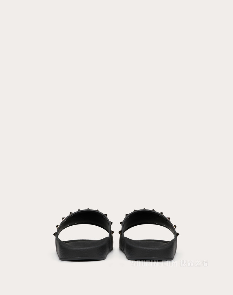 Rockstud 橡胶铆钉拖鞋式凉鞋
