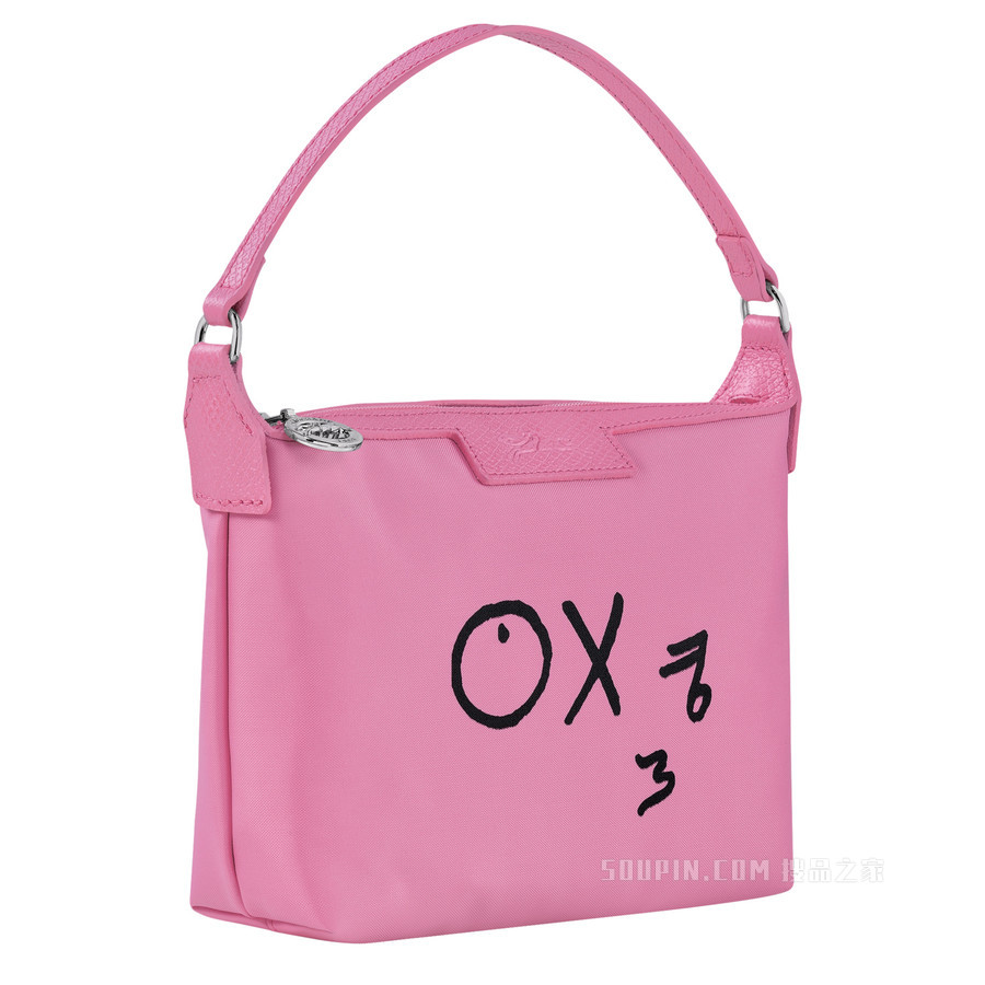 Longchamp x André 小袋 - 粉红色