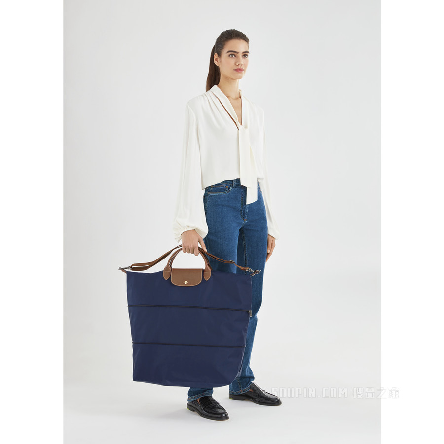 Le Pliage Original 可扩展旅行包 - 蓝色