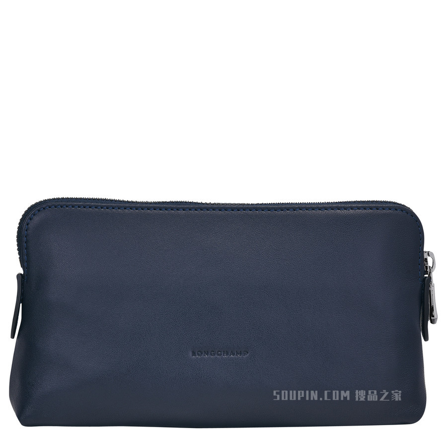 Le Pliage Cuir 小袋 - 蓝色