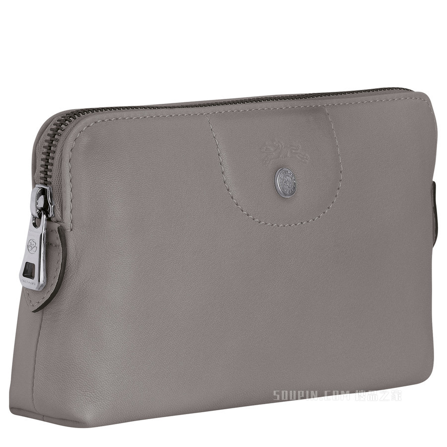 Le Pliage Cuir 小袋 - 灰色