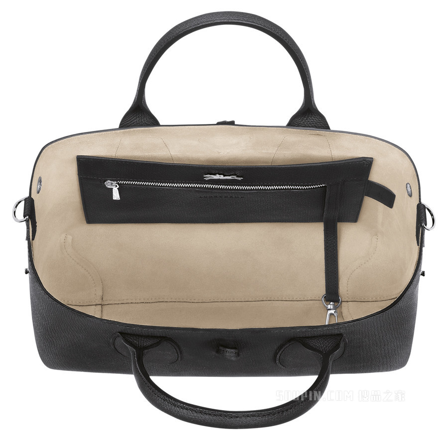 Roseau 手提包中号 - 黑色