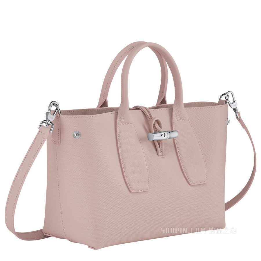 Roseau 手提包中号 - 粉红色