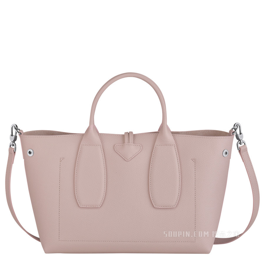 Roseau 手提包中号 - 粉红色