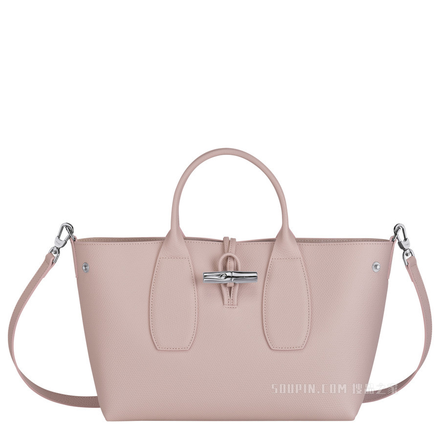 Roseau 手提包中号 - 粉红色
