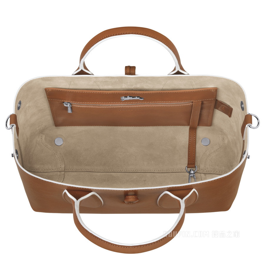 Roseau 手提包中号 - 棕色