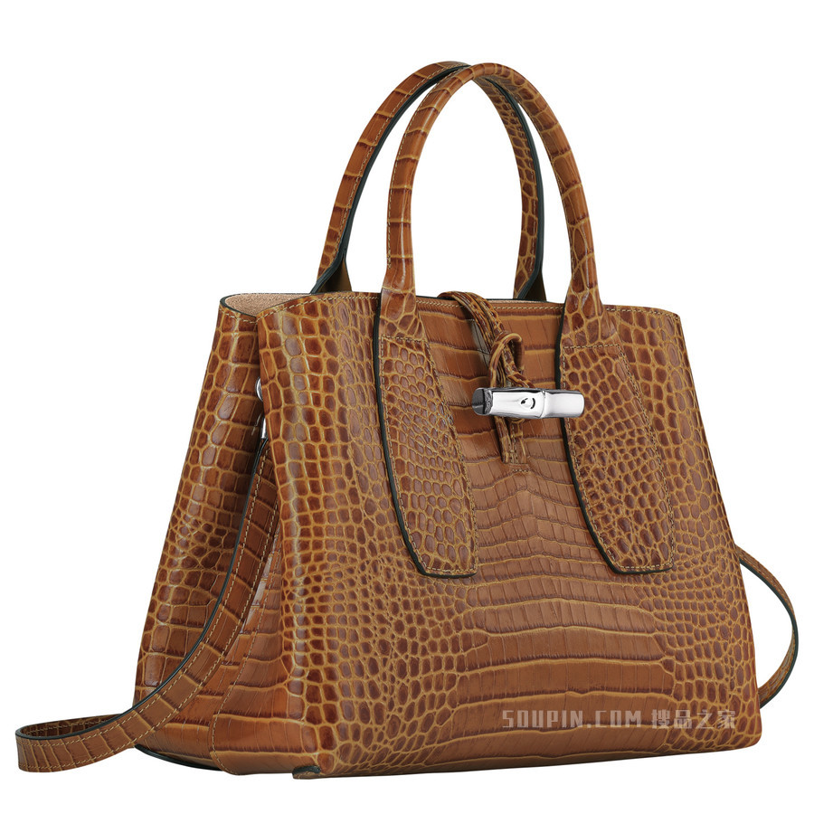 Roseau 手提包中号 - 米色