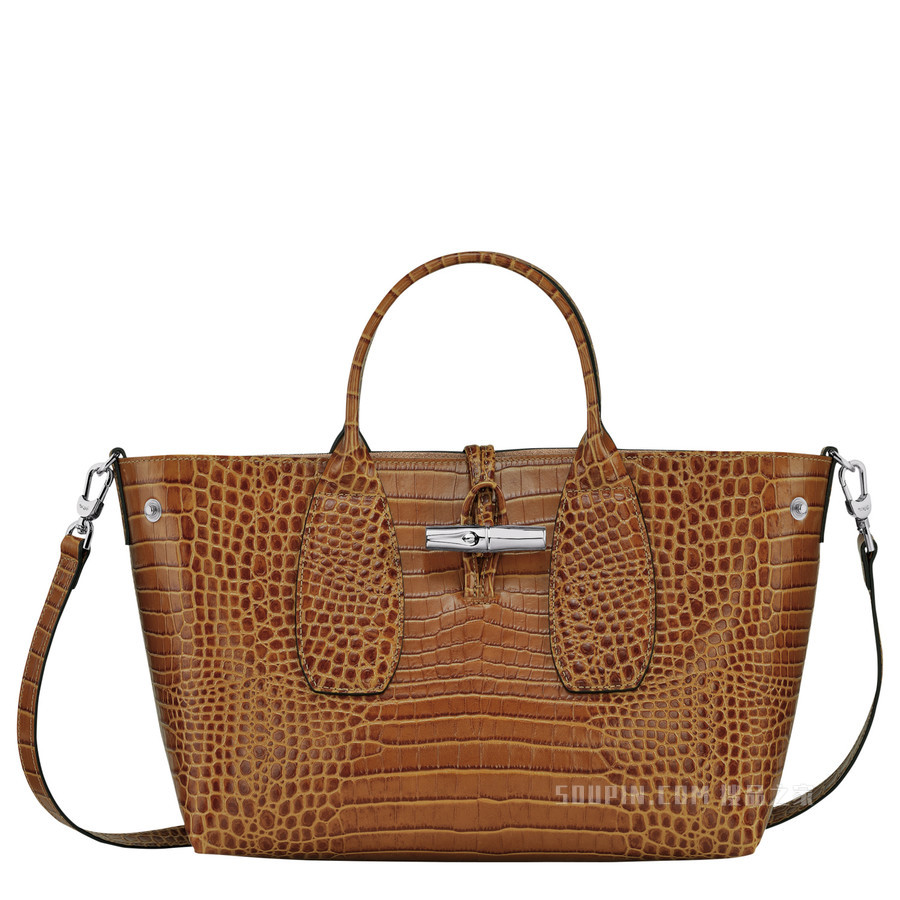 Roseau 手提包中号 - 米色