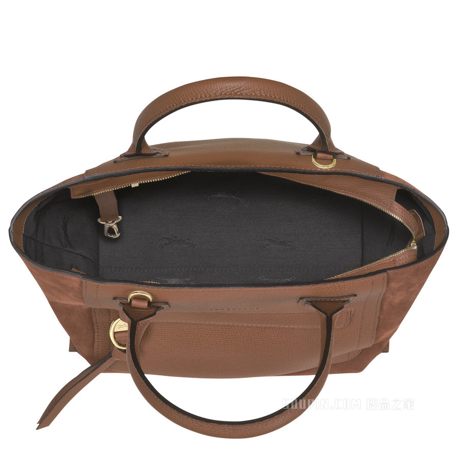 Mailbox 手提包中号 - 棕色