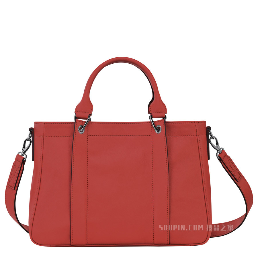 Longchamp 3D 手提包小号 - 橘色