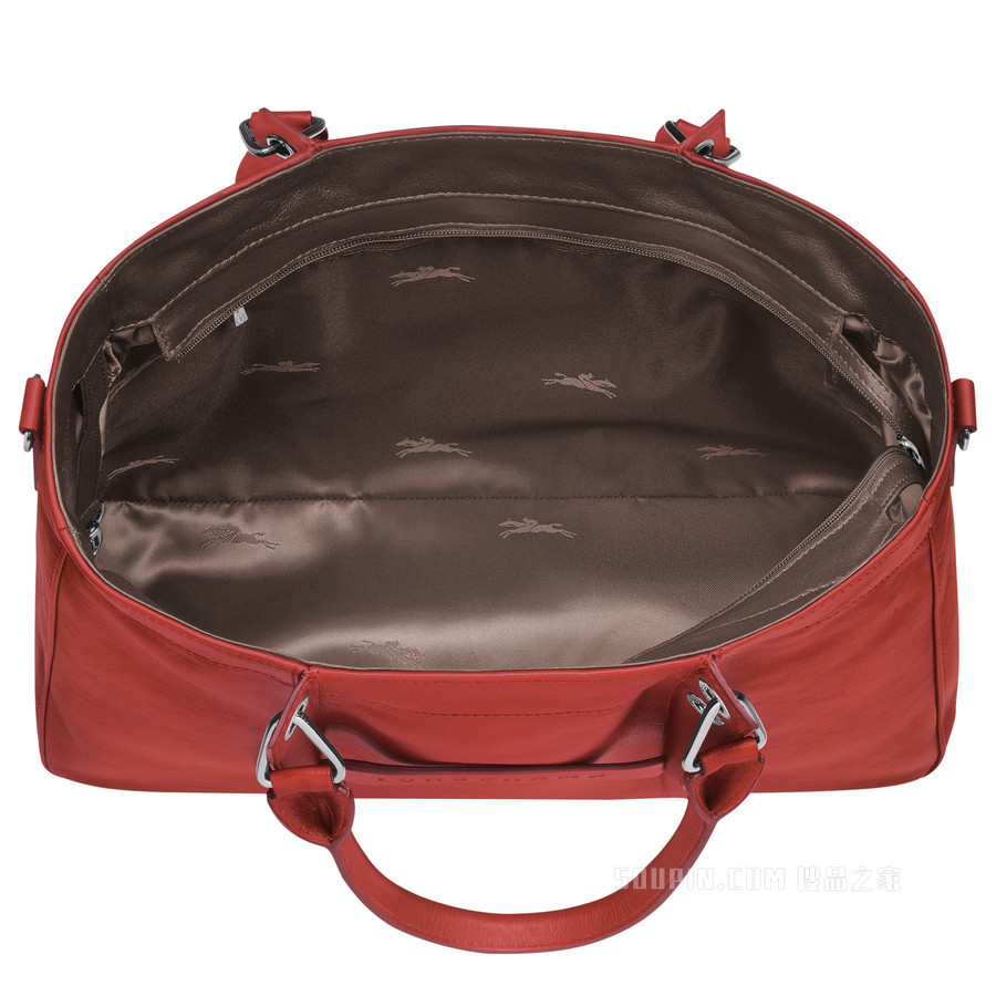 Longchamp 3D 手提包小号 - 橘色