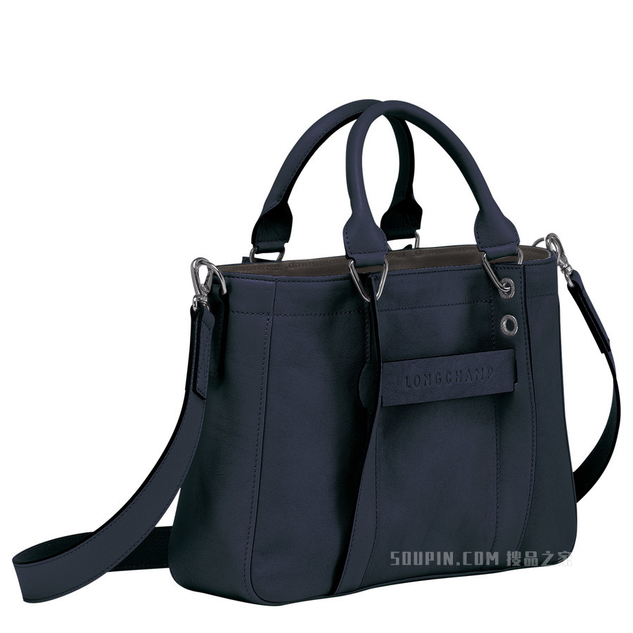 Longchamp 3D 手提包小号 - 蓝色