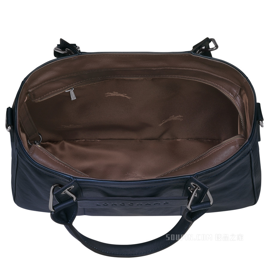 Longchamp 3D 手提包小号 - 蓝色