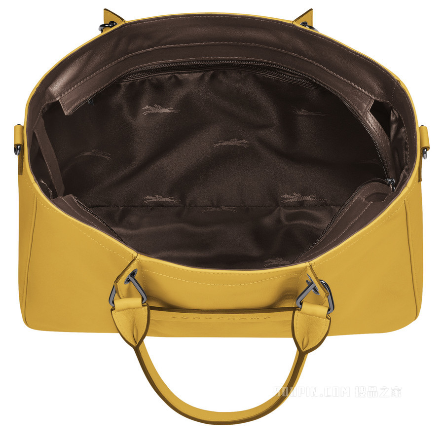 Longchamp 3D 手提包中号 - 黄色