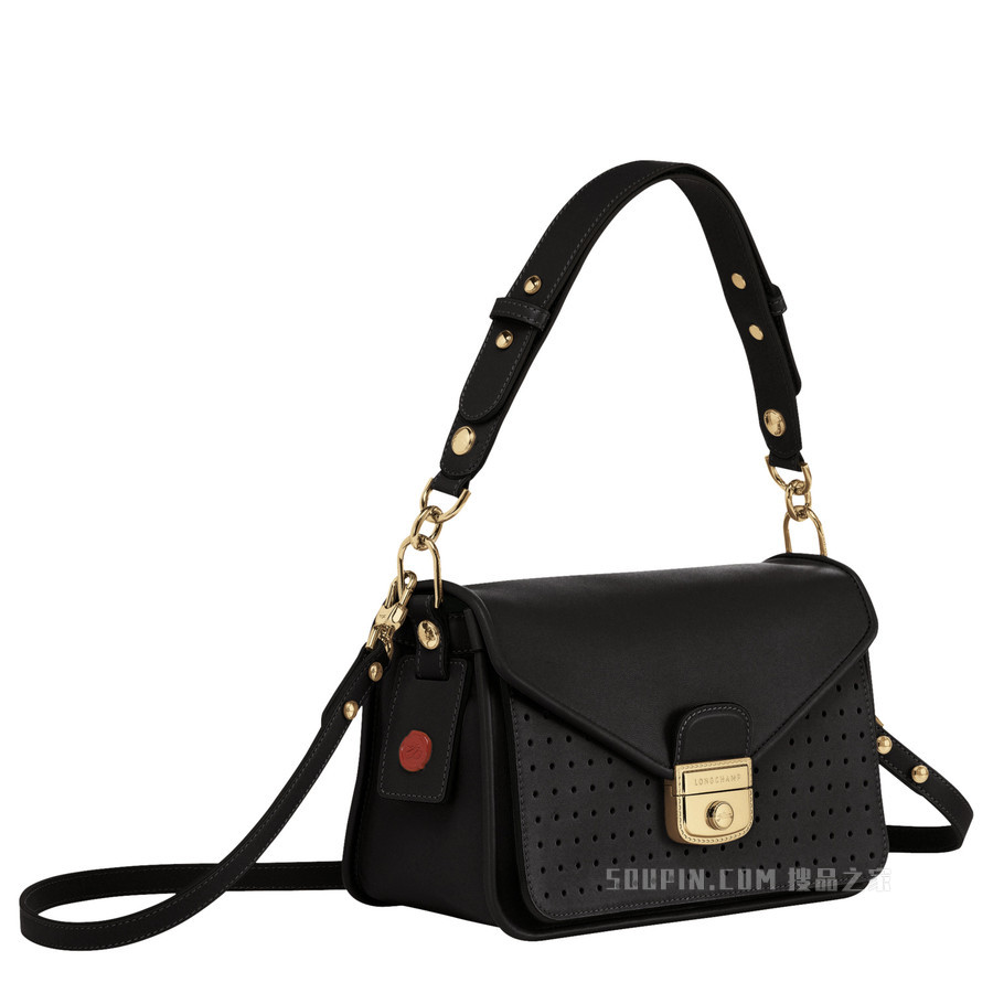 Mademoiselle Longchamp 系列 斜挎包小号 - 黑色