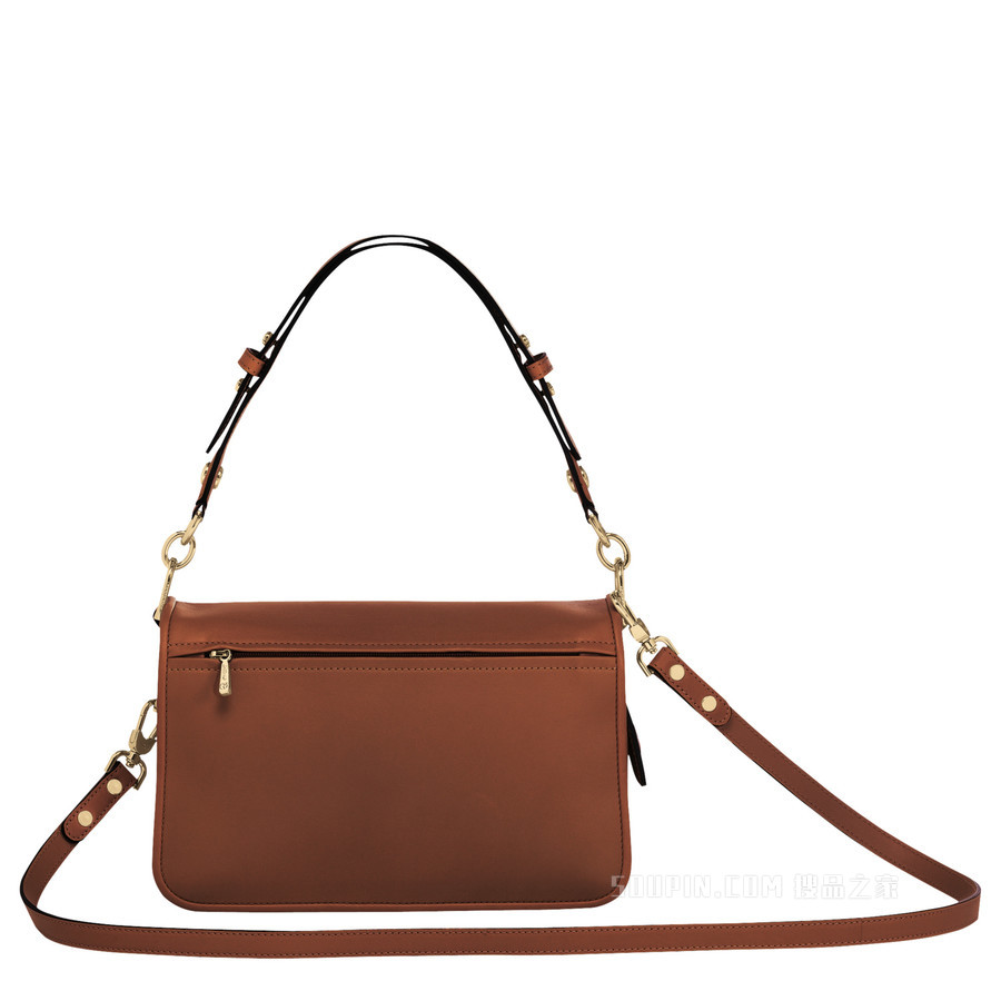 Mademoiselle Longchamp 系列 斜挎包小号 - 棕色