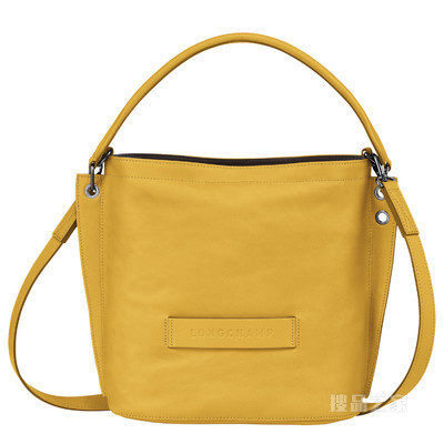 Longchamp 3D 斜挎包 - 黄色
