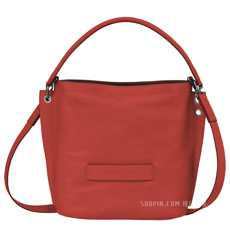 Longchamp 3D 斜挎包 - 橘色